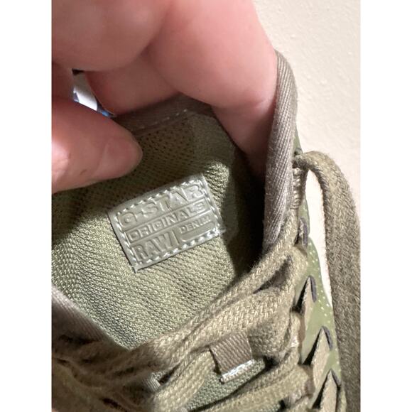 G-Star RAW Scuba II low Sneakers green size 12 mens - Picture 8 of 9